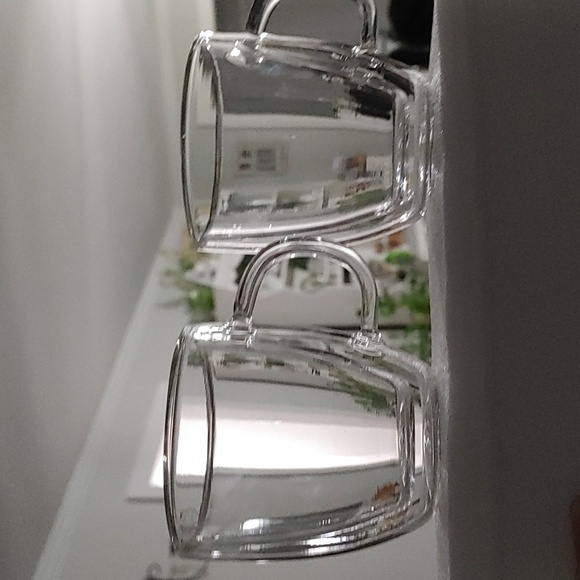 Double-Walled Glass Espresso Coffee 5 Ounce Clear Mug Modern Tea New In Box - Picture 1 of 4